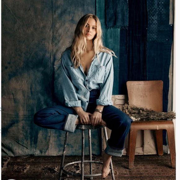 Imogene + Willie Indigo Selvage Rinse Blue Denim Jeans 27 - Picture 2 of 9